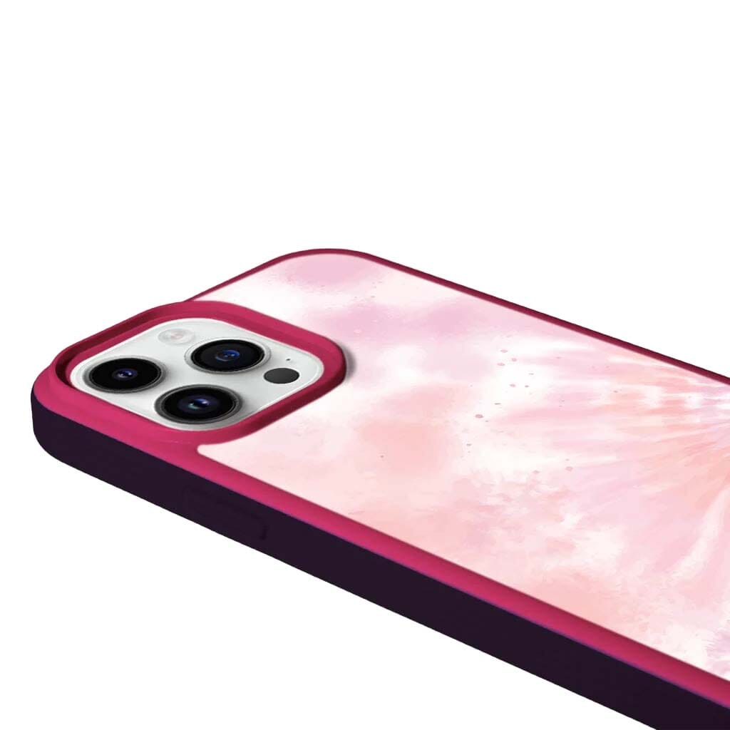 MagSafe iPhone 14 Pro Pink Tie Dye Case