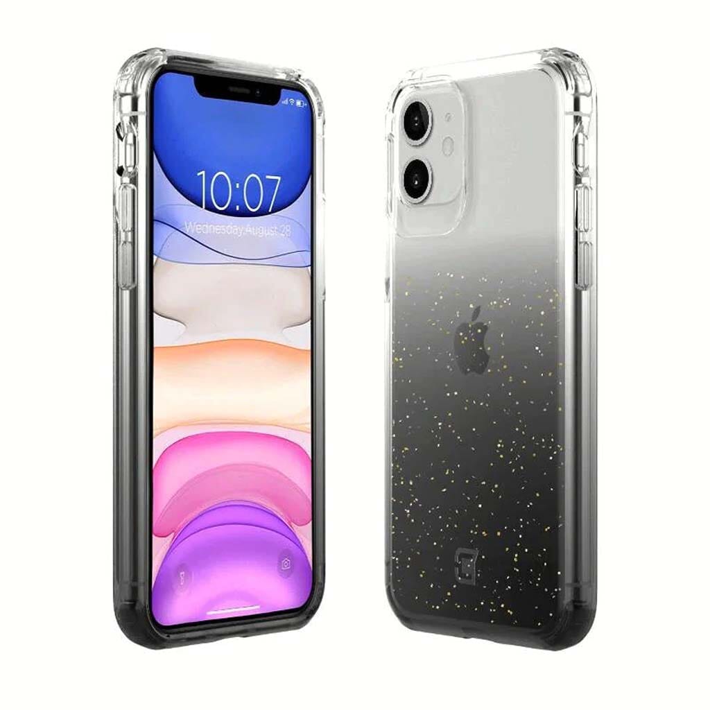 iPhone 12 Mini Clear Case - Sparkle Glitter Design