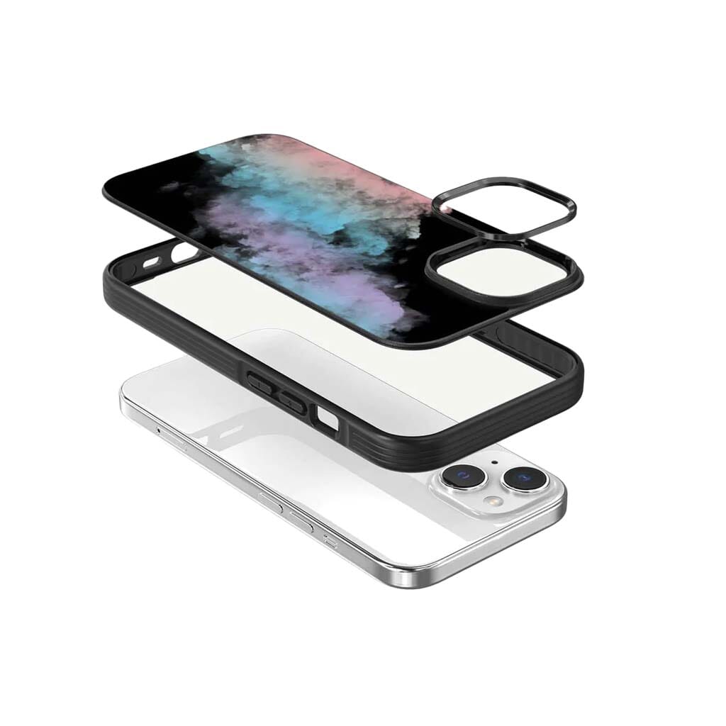 iPhone 15 Plus Case With MagSafe - Rainbow Cloud