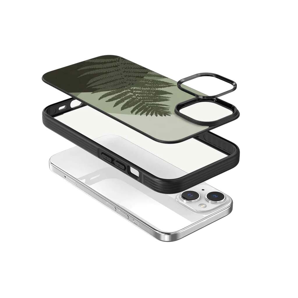 iPhone 15 Plus Case With MagSafe - Green Leaf