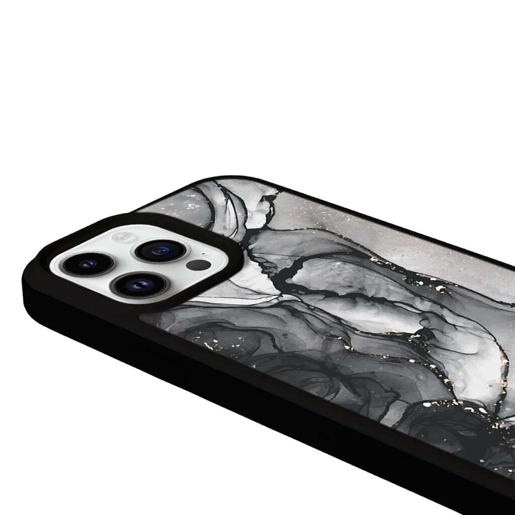 MagSafe iPhone 14 Pro Max Black Marble Case