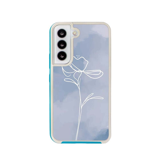 Blue Flower Samsung Galaxy S22 Case