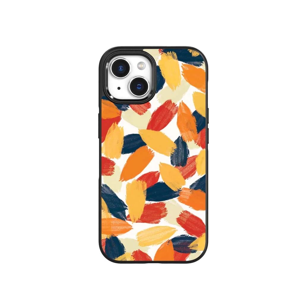 iPhone 15 Plus Case With MagSafe - Orange Abstract