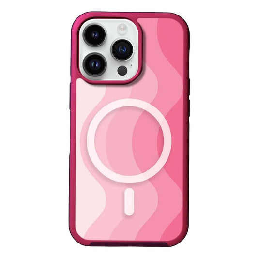 MagSafe iPhone 14 Pro Pink Wave Case