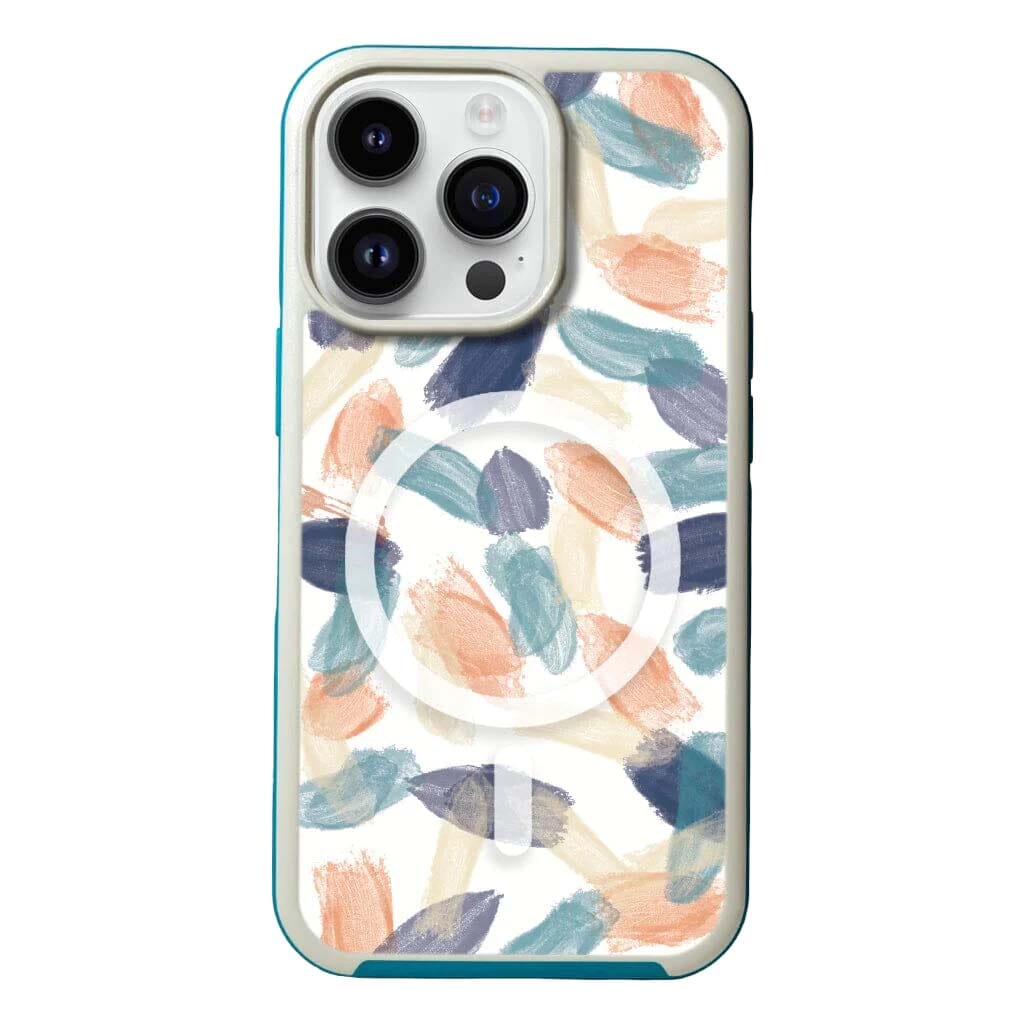 MagSafe iPhone 14 Pro Max Pastel Abstract Case