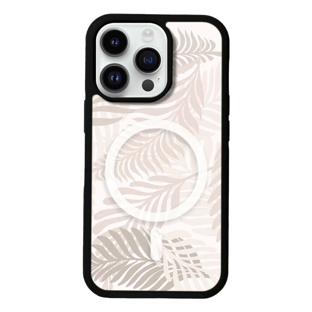 MagSafe iPhone 13 Pro White Leaf Case