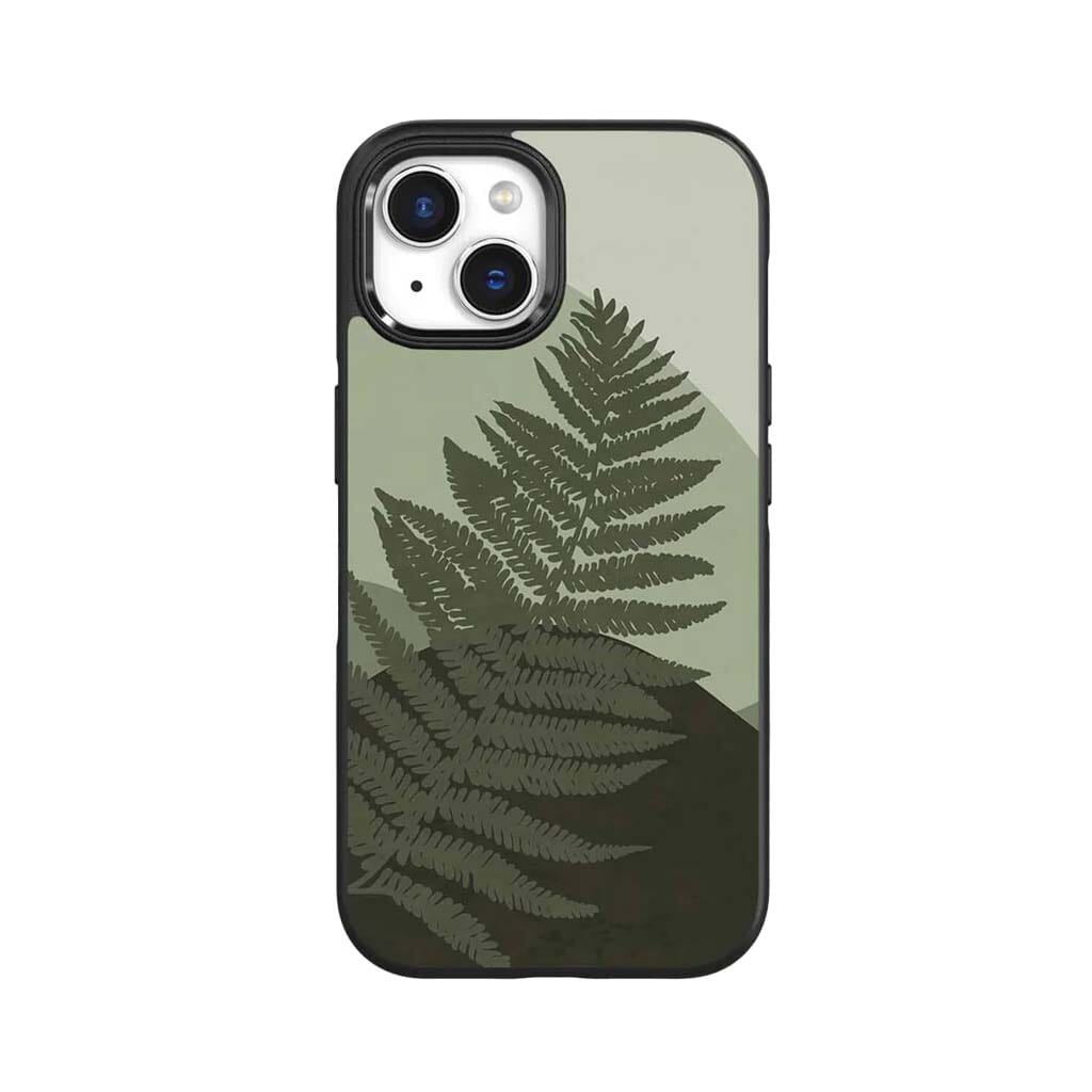 iPhone 15 Plus Case With MagSafe - Green Leaf