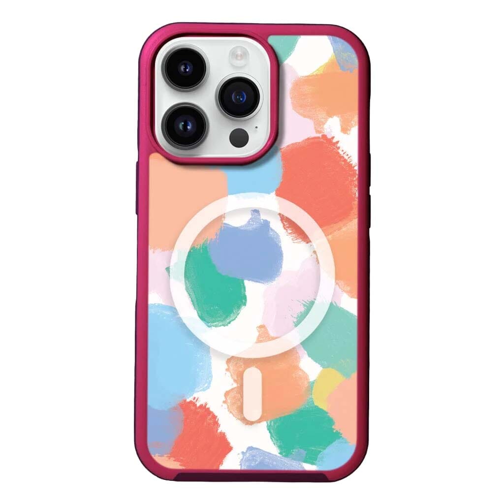 MagSafe iPhone 14 Pro Max Colorful Abstract Case