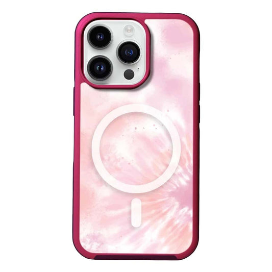 MagSafe iPhone 14 Pro Max Pink Tie Dye Case