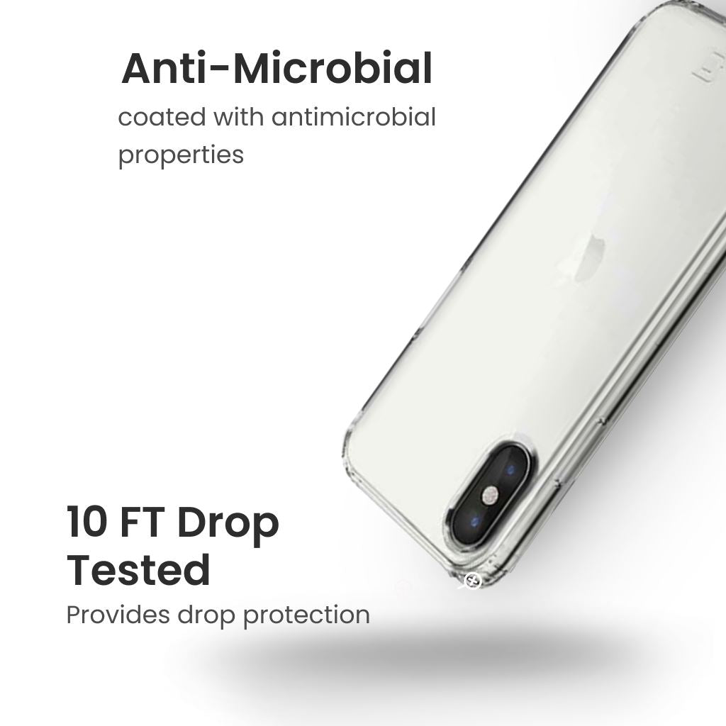Antimicrobial iPhone X / XS Clear Case