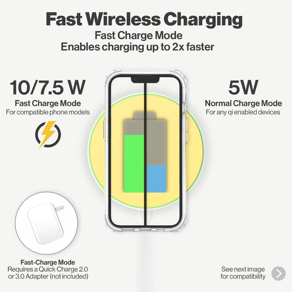 Nitro Wireless Charging Pad - Yellow