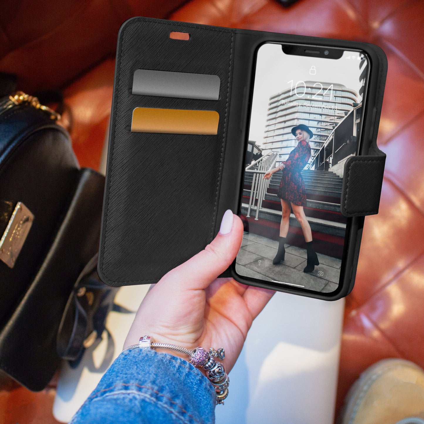 Broadway Samsung Galaxy S9 Plus Magnetic Wallet Case