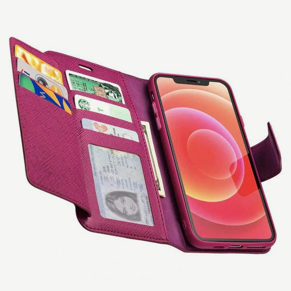 iPhone X & iPhone XS Wallet Case - Sunset Blvd - Purple