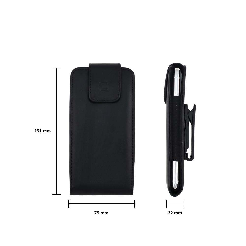 Huawei P10 Vertical Phone Belt Holster Pouch - Fits without Case