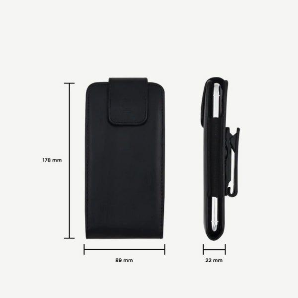 Samsung Galaxy S20 Ultra 5G Vertical Phone Belt Holster Pouch - Fits without Case