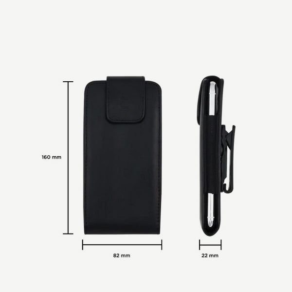 Samsung Galaxy S10 Vertical Phone Belt Holster Pouch - Fits without Case