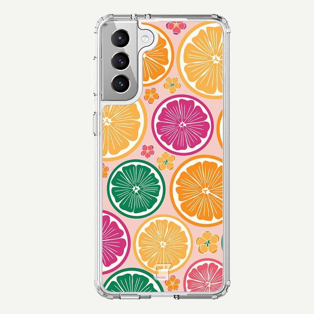 Samsung Galaxy S21 Plus Case - Citrus Tropical Fruit Design