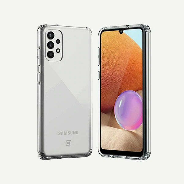 a32 clear case - front & back