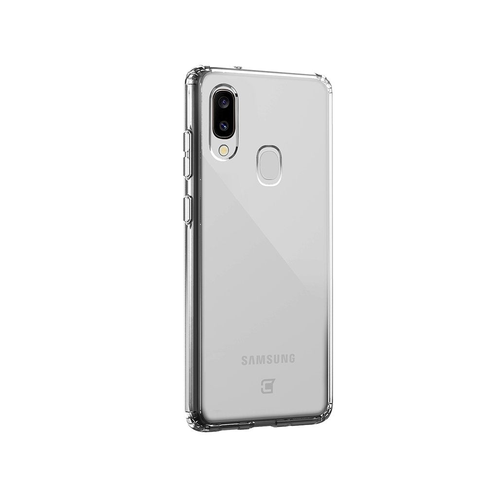 clear case for samsung a20 - back