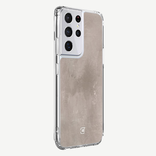 Samsung Galaxy S21 Ultra Texture Phone Case - Concrete by Mandy | Caseco Inc. (Back-Side)