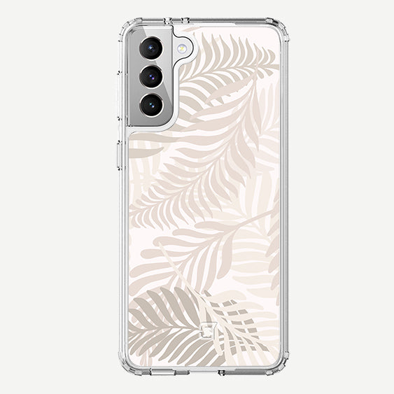 Samsung Galaxy S21 FE Leaves Phone Case - Foliage by Mandy| Caseco Inc. (Back)