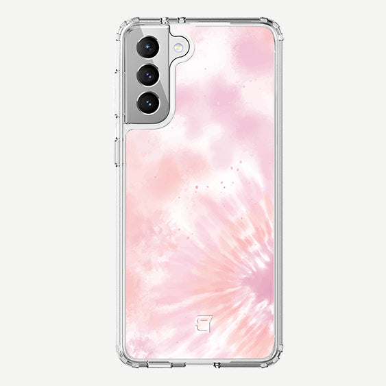 Samsung Galaxy S22 Plus Tie Dye Phone Case - Bubble Gum by Mandy | Caseco Inc. (Back)