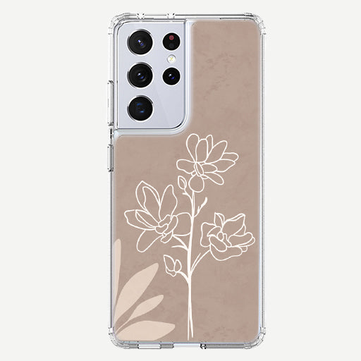 Samsung Galaxy S21 Ultra Floral Phone Case  - In Bloom by Mandy | Caseco Inc. (Back)