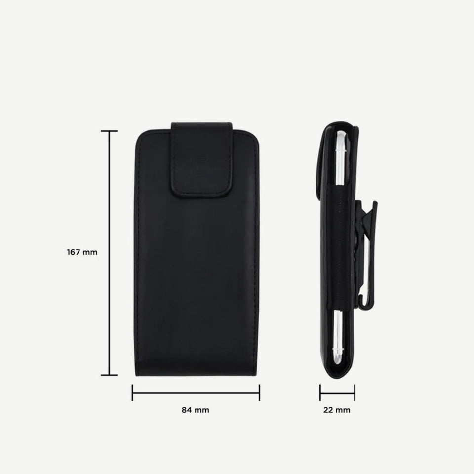 Samsung Galaxy Note 20 5G Vertical Phone Belt Holster Pouch - Fits with Case