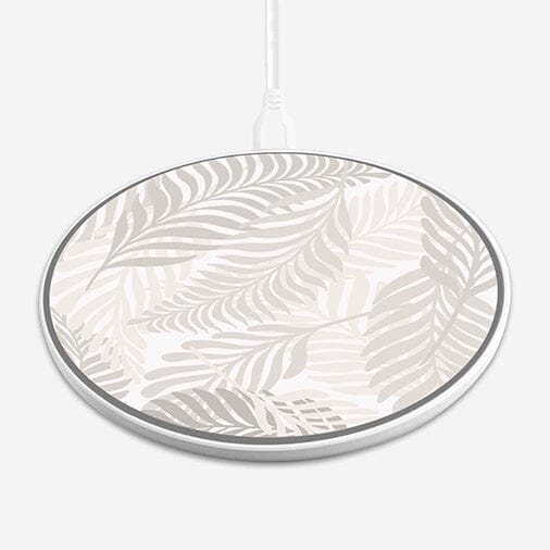 Wireless Charging Pad - Foliage Leaf Design (Front View)