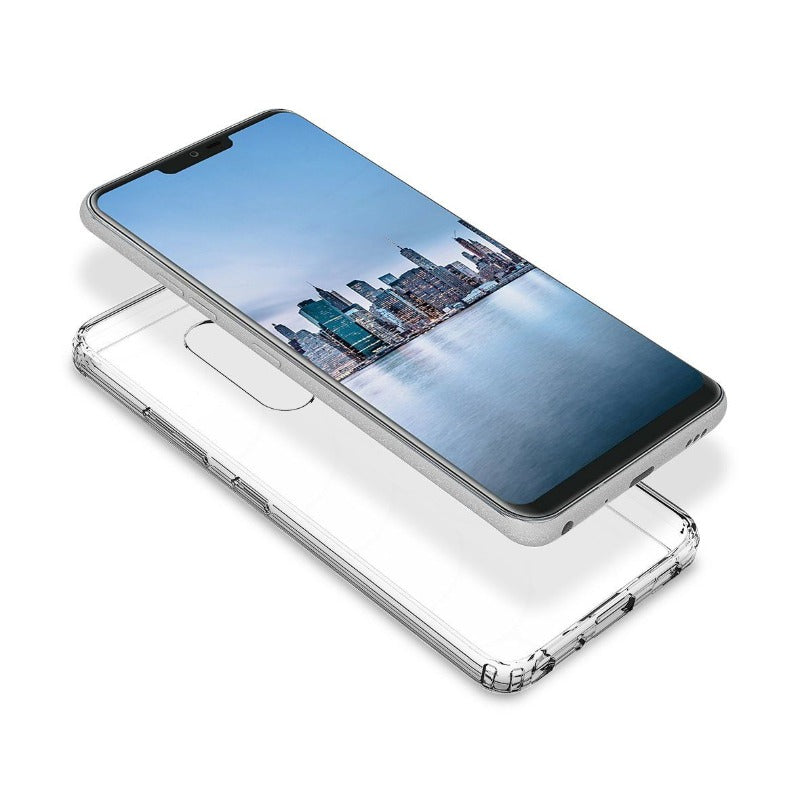 Clearlg g7 thinq case clear - front & transparent