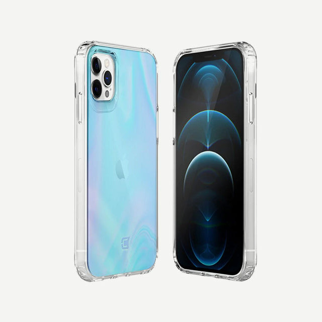 clear phone case iphone 11 pro max - prisma front and back