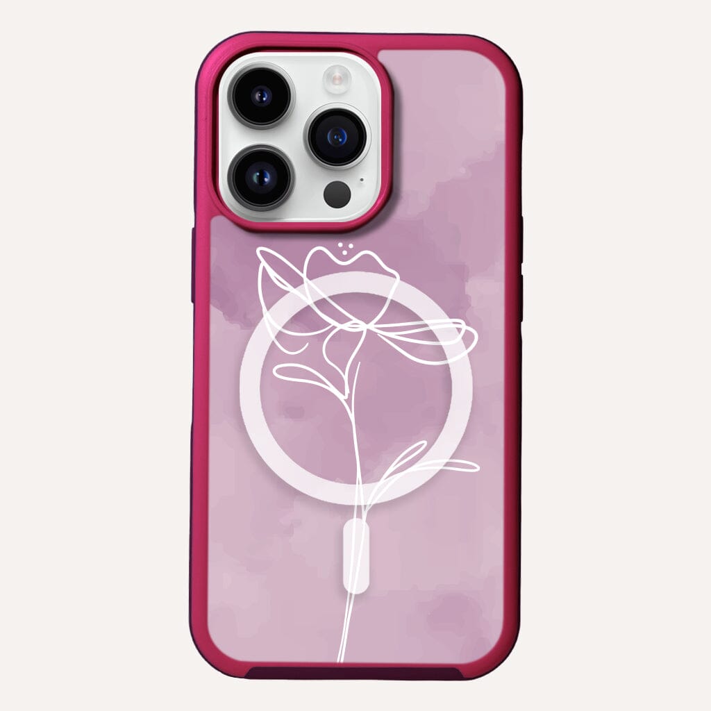iPhone 13 Pro Max Lavender Day Break Design Fremont Grip Case Purple Color with MagSafe (Front View)