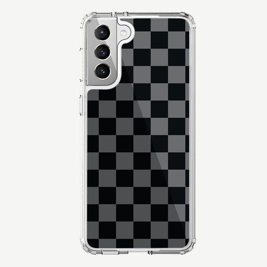 Samsung Galaxy S21 FE Case - Checkerboard Pattern Design