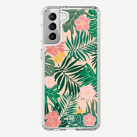 Samsung Galaxy S21 FE Case - Into the Jungle Floral Design