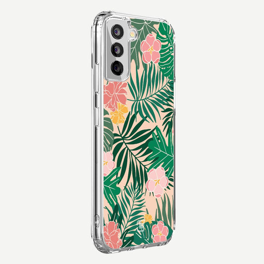 Samsung Galaxy S21 FE Case - Into the Jungle Floral Design