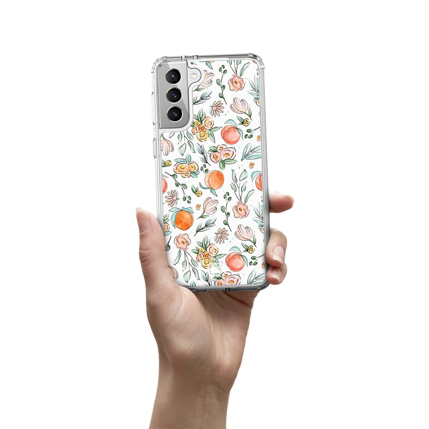 Samsung Galaxy S21 Plus Case - Peachy Tropical Fruit Design