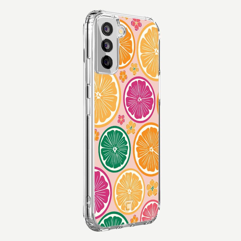 Samsung Galaxy S21 Case - Citrus Tropical Fruit Design