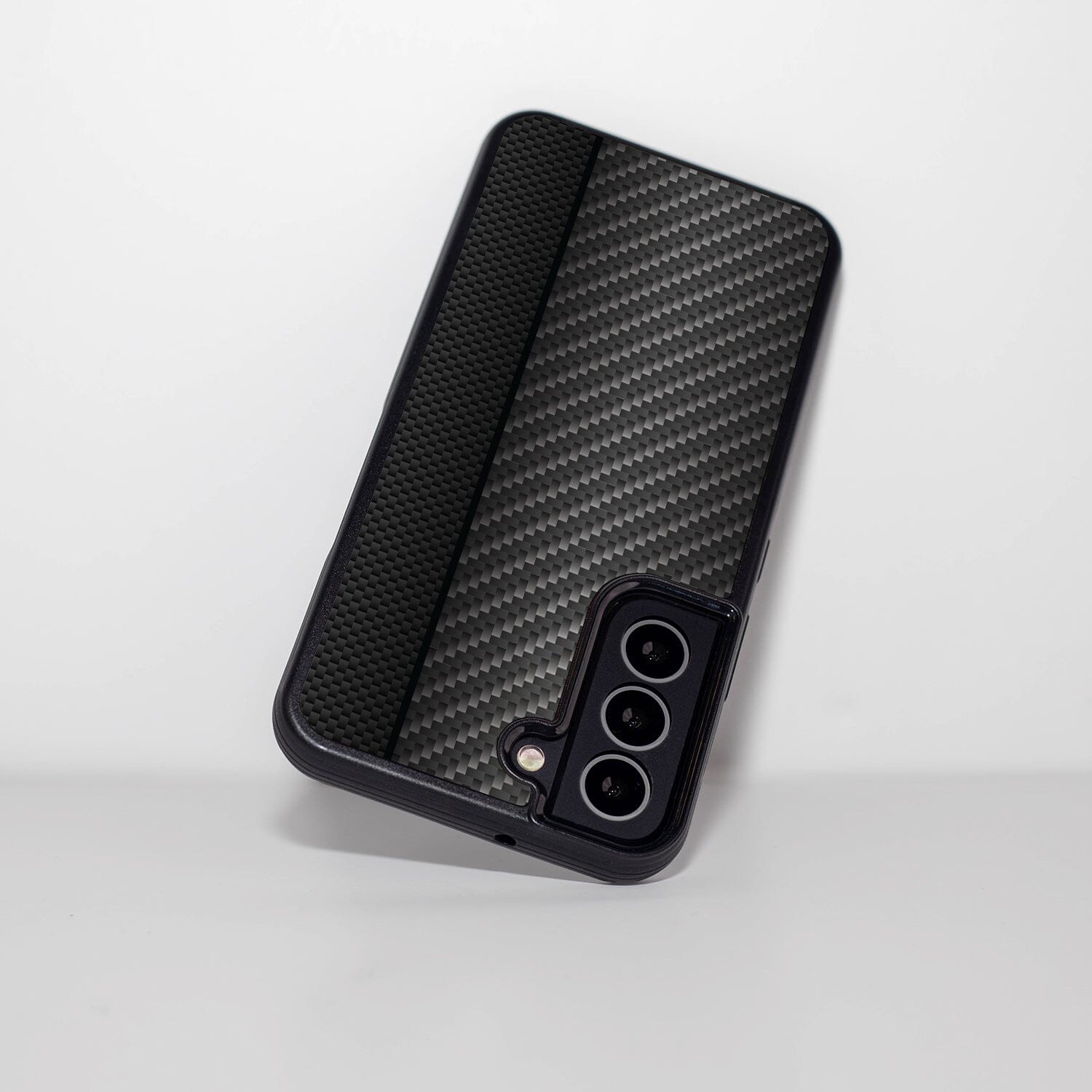 Black Line Samsung Galaxy S22 Plus Carbon Fiber Case