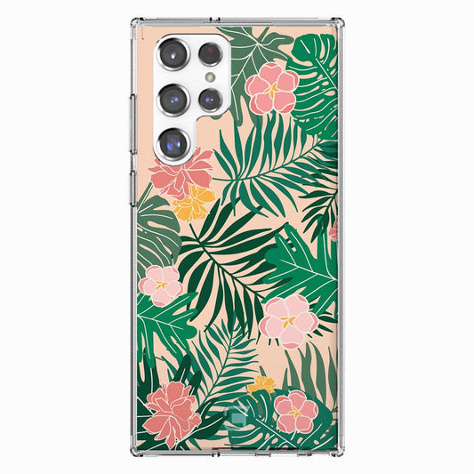 Samsung Galaxy S22 Ultra Case - Into the Jungle Floral Design