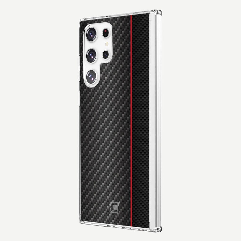 Red Line Samsung Galaxy S22 Ultra Carbon Fiber Case