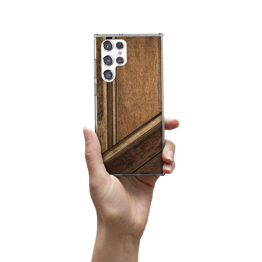 Samsung Galaxy S22 Ultra Case - Wood Pattern Design